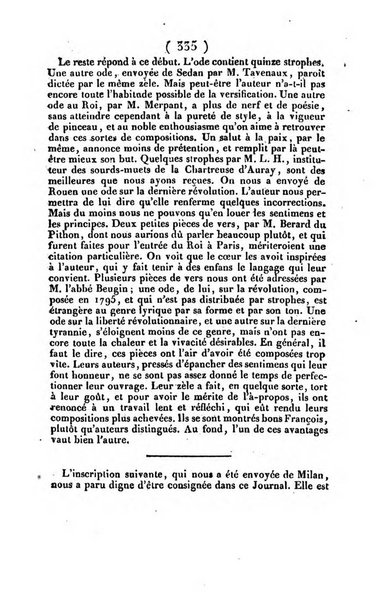 L'ami de la religion et du roi journal ecclesiastique, politique et litteraire