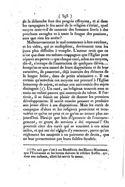 L'ami de la religion et du roi journal ecclesiastique, politique et litteraire