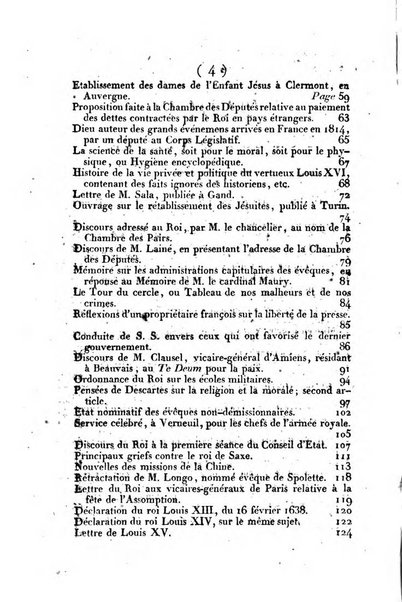 L'ami de la religion et du roi journal ecclesiastique, politique et litteraire