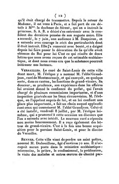 L'ami de la religion et du roi journal ecclesiastique, politique et litteraire