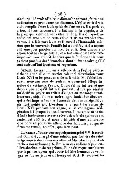 L'ami de la religion et du roi journal ecclesiastique, politique et litteraire