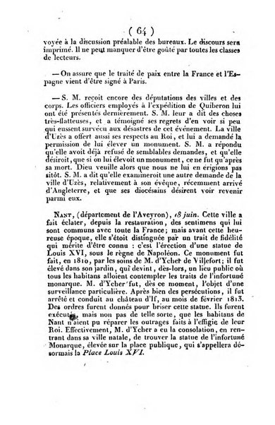 L'ami de la religion et du roi journal ecclesiastique, politique et litteraire