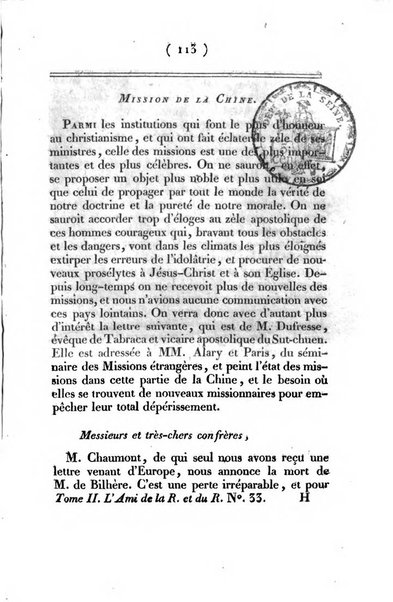 L'ami de la religion et du roi journal ecclesiastique, politique et litteraire