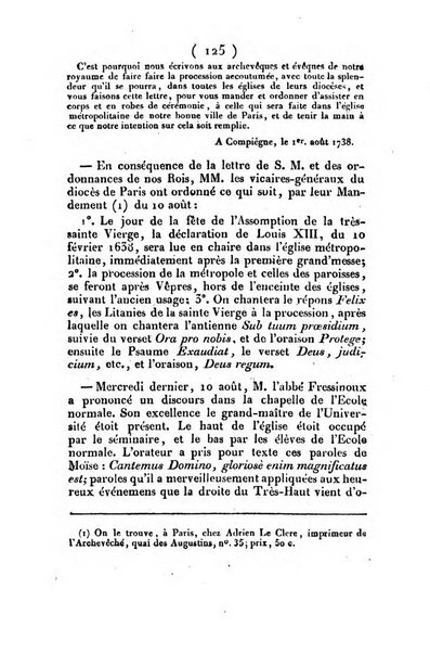 L'ami de la religion et du roi journal ecclesiastique, politique et litteraire