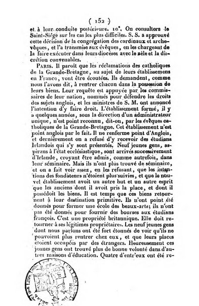 L'ami de la religion et du roi journal ecclesiastique, politique et litteraire