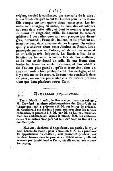 L'ami de la religion et du roi journal ecclesiastique, politique et litteraire