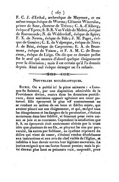 L'ami de la religion et du roi journal ecclesiastique, politique et litteraire