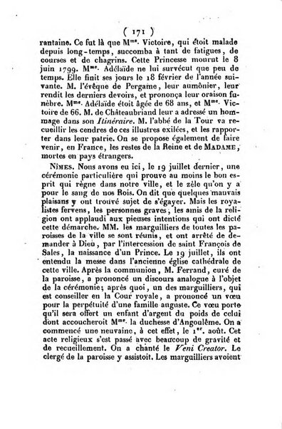 L'ami de la religion et du roi journal ecclesiastique, politique et litteraire