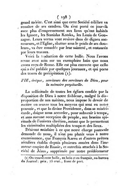 L'ami de la religion et du roi journal ecclesiastique, politique et litteraire