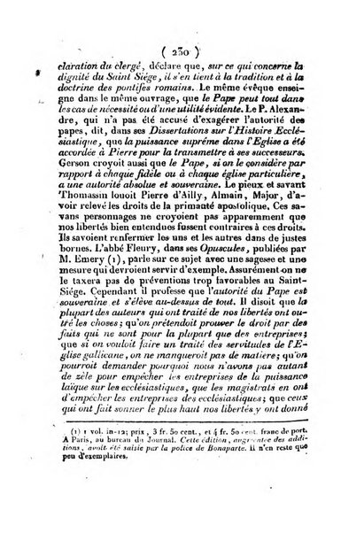 L'ami de la religion et du roi journal ecclesiastique, politique et litteraire