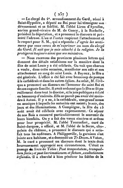 L'ami de la religion et du roi journal ecclesiastique, politique et litteraire