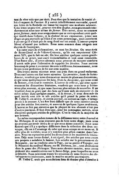 L'ami de la religion et du roi journal ecclesiastique, politique et litteraire