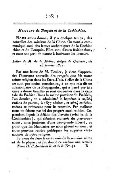 L'ami de la religion et du roi journal ecclesiastique, politique et litteraire