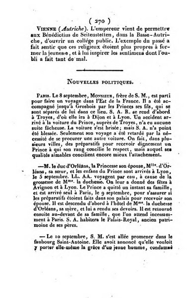 L'ami de la religion et du roi journal ecclesiastique, politique et litteraire