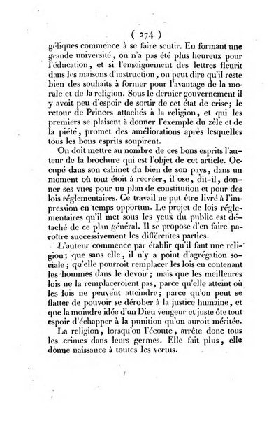 L'ami de la religion et du roi journal ecclesiastique, politique et litteraire