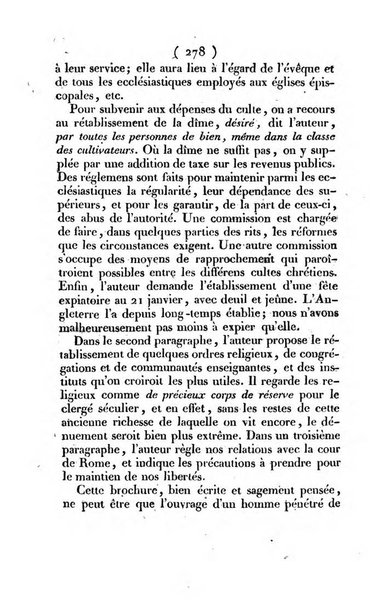 L'ami de la religion et du roi journal ecclesiastique, politique et litteraire