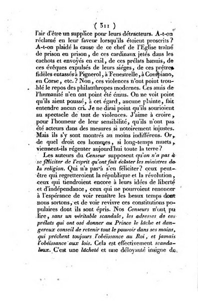 L'ami de la religion et du roi journal ecclesiastique, politique et litteraire