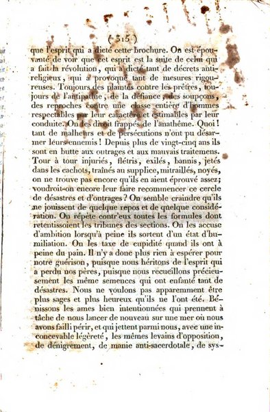 L'ami de la religion et du roi journal ecclesiastique, politique et litteraire