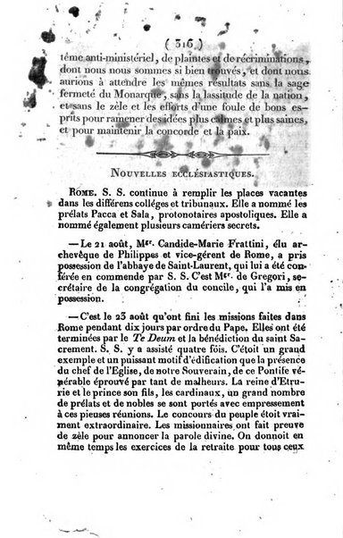 L'ami de la religion et du roi journal ecclesiastique, politique et litteraire