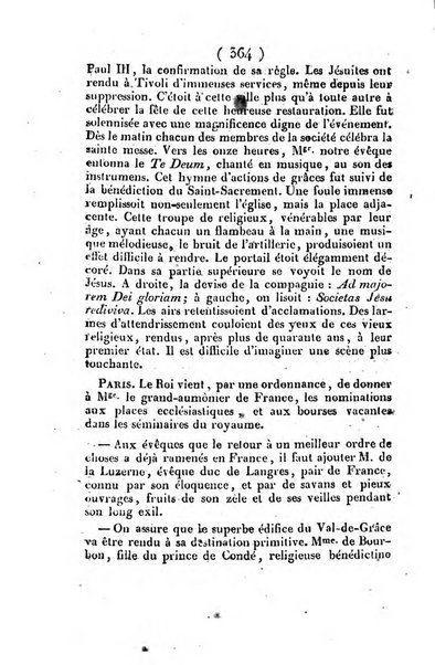 L'ami de la religion et du roi journal ecclesiastique, politique et litteraire