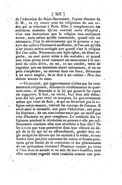 L'ami de la religion et du roi journal ecclesiastique, politique et litteraire