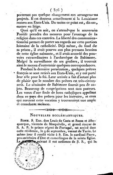 L'ami de la religion et du roi journal ecclesiastique, politique et litteraire