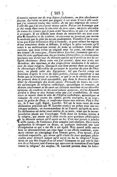 L'ami de la religion et du roi journal ecclesiastique, politique et litteraire