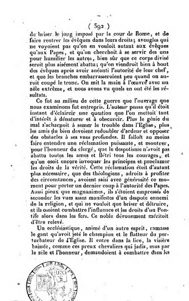 L'ami de la religion et du roi journal ecclesiastique, politique et litteraire