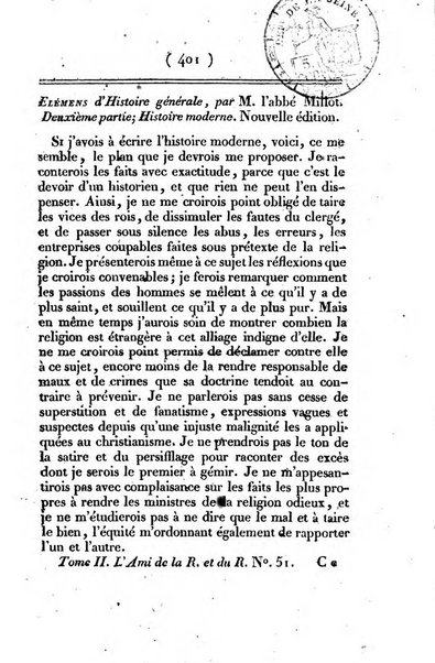 L'ami de la religion et du roi journal ecclesiastique, politique et litteraire