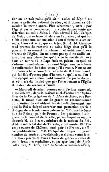 L'ami de la religion et du roi journal ecclesiastique, politique et litteraire