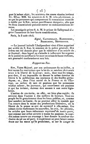 L'ami de la religion et du roi journal ecclesiastique, politique et litteraire