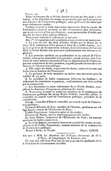 L'ami de la religion et du roi journal ecclesiastique, politique et litteraire