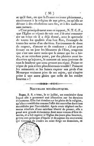 L'ami de la religion et du roi journal ecclesiastique, politique et litteraire