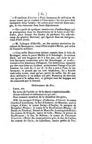 L'ami de la religion et du roi journal ecclesiastique, politique et litteraire