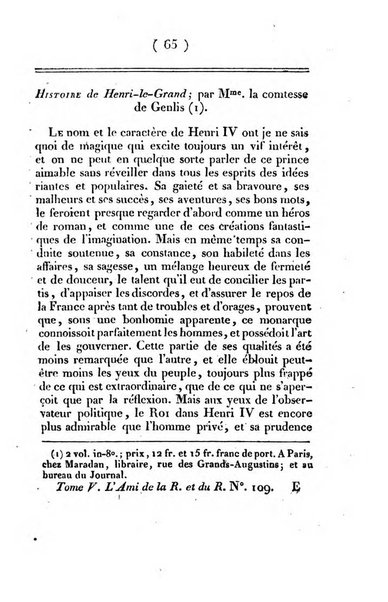 L'ami de la religion et du roi journal ecclesiastique, politique et litteraire