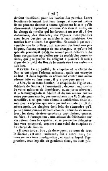 L'ami de la religion et du roi journal ecclesiastique, politique et litteraire