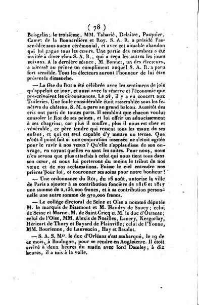 L'ami de la religion et du roi journal ecclesiastique, politique et litteraire