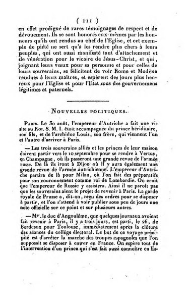 L'ami de la religion et du roi journal ecclesiastique, politique et litteraire