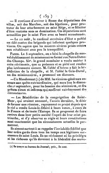 L'ami de la religion et du roi journal ecclesiastique, politique et litteraire