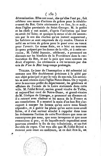 L'ami de la religion et du roi journal ecclesiastique, politique et litteraire