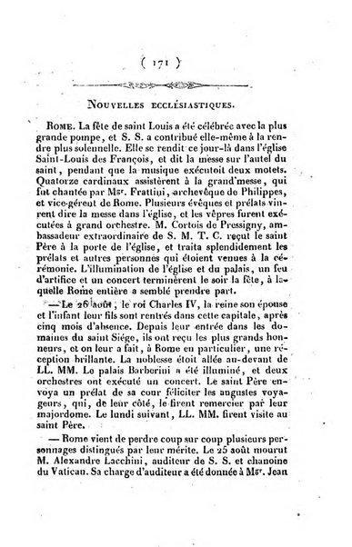 L'ami de la religion et du roi journal ecclesiastique, politique et litteraire