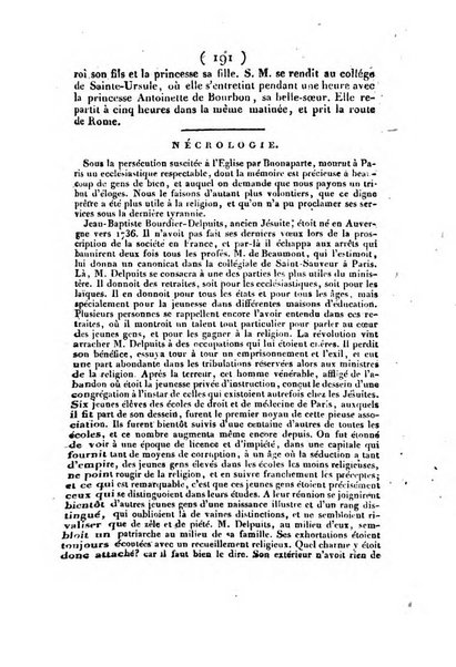 L'ami de la religion et du roi journal ecclesiastique, politique et litteraire