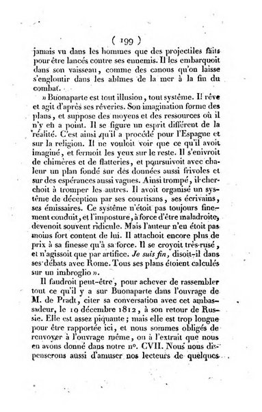 L'ami de la religion et du roi journal ecclesiastique, politique et litteraire