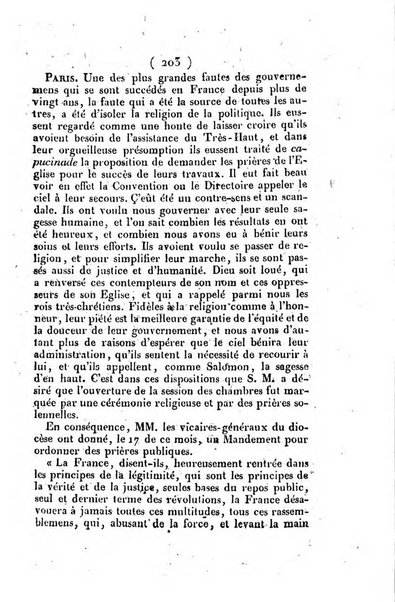 L'ami de la religion et du roi journal ecclesiastique, politique et litteraire