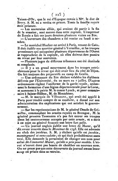 L'ami de la religion et du roi journal ecclesiastique, politique et litteraire