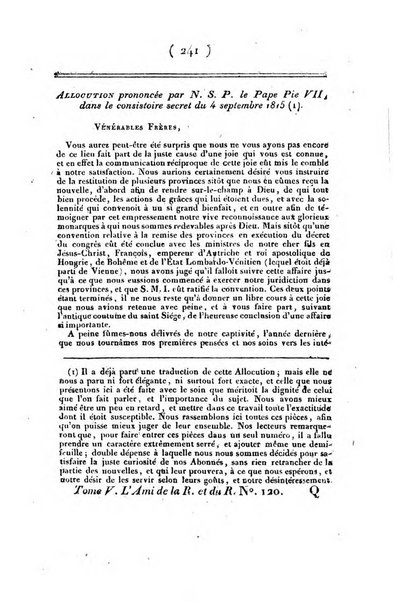 L'ami de la religion et du roi journal ecclesiastique, politique et litteraire