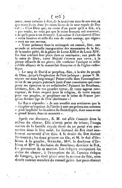 L'ami de la religion et du roi journal ecclesiastique, politique et litteraire