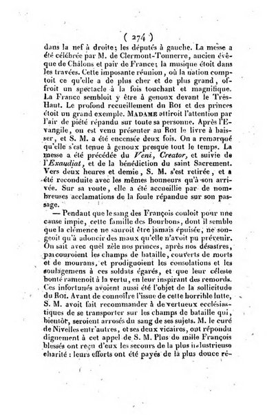 L'ami de la religion et du roi journal ecclesiastique, politique et litteraire