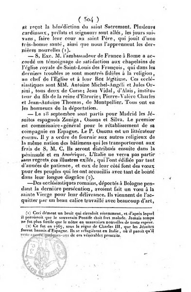 L'ami de la religion et du roi journal ecclesiastique, politique et litteraire