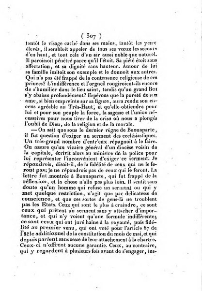 L'ami de la religion et du roi journal ecclesiastique, politique et litteraire